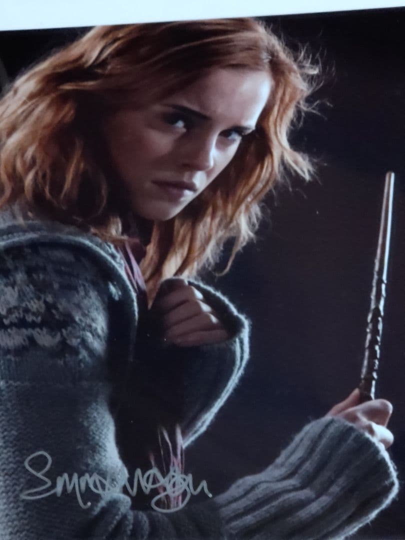 screen 映画雑誌 ハリーポッター エマ・ワトソン 直筆サイン