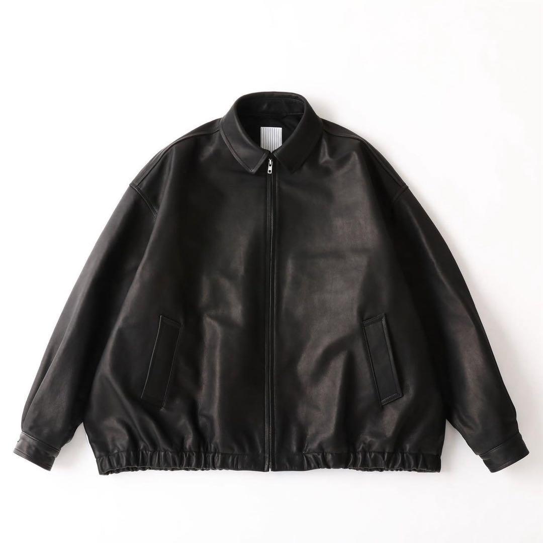 S.F.C LEATHER BIG JACKETブラックLサイズ