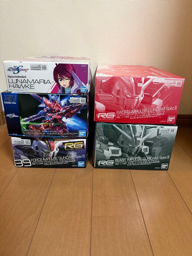 d_88_b 　RG インパルスspecⅡ 3種等　ルナマリアセット