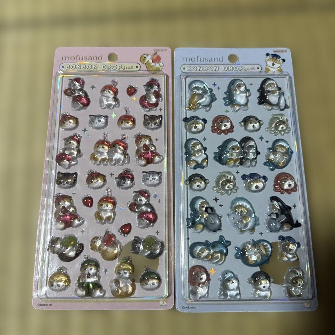 mofusand キャラクターシール 2シートセット