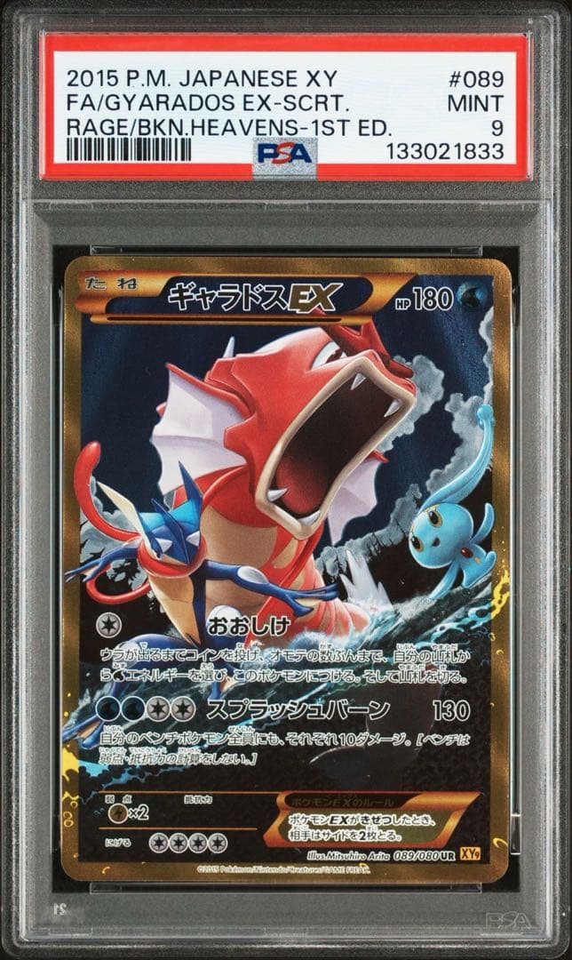 PSA9 ギャラドスEX UR XY9 破天の怒り 089/080
