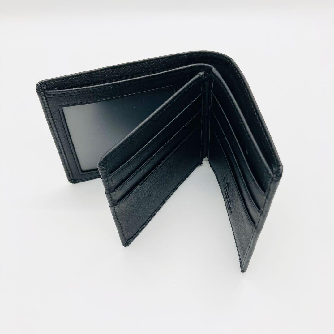 Vivienne Westwood オーブロゴ 札入れ　二つ折り財布　ブラック