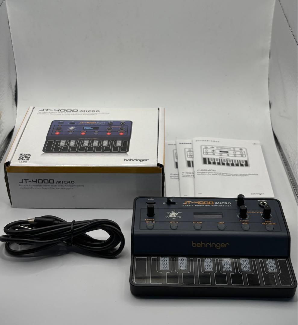 Behringer JT-4000 microシンセサイザーで曲作り‼️