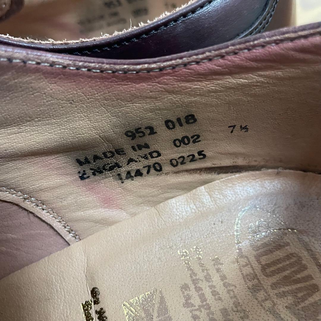 SOLOVAIR 4EYE プレーントゥ イングランド製 UK7.5 革靴