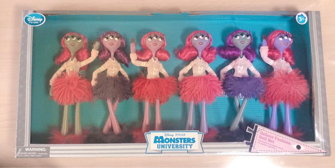 モンスターズユニバーシティ　PNK パイソンニューカッパ　ドール6体セット未開封