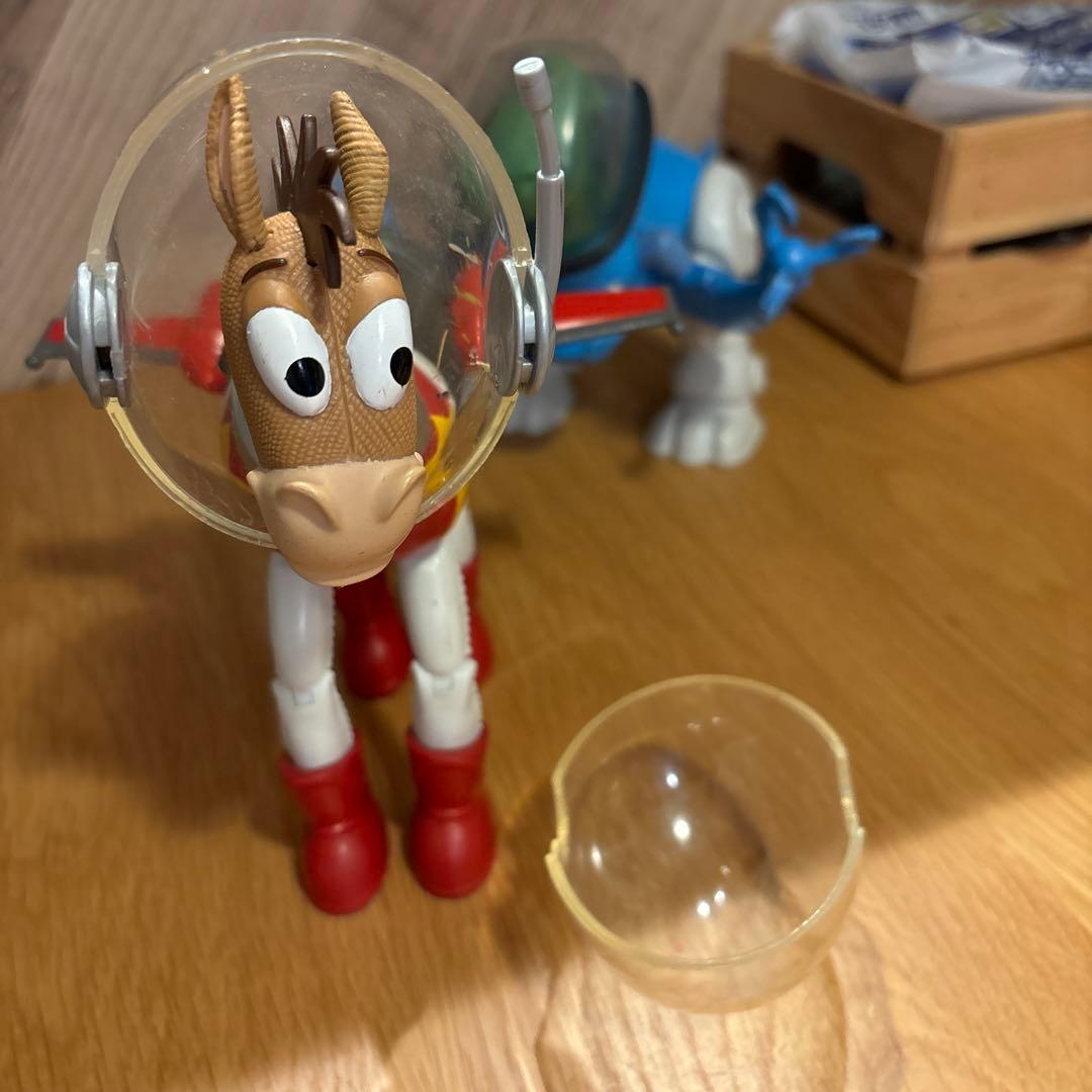 難あり　トイストーリー　スペースミッション　アンティーク　フィギュア　ウッディ
