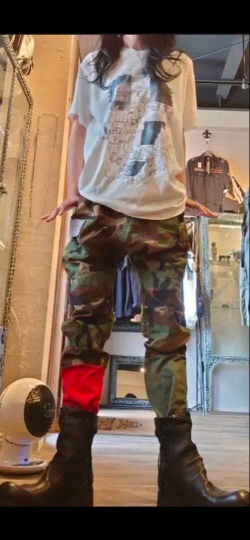 gunda ガンダ 迷彩サルエルパンツ