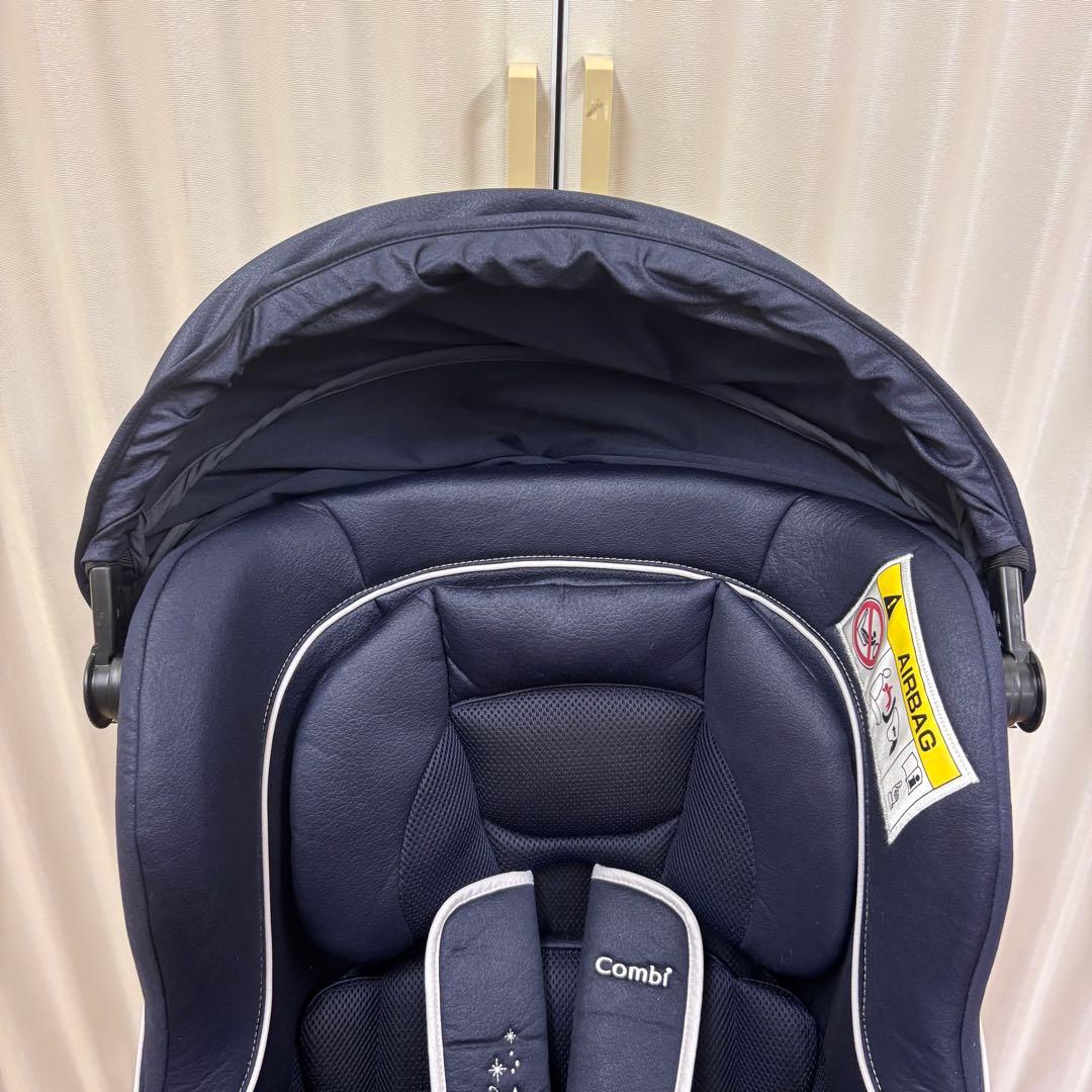クリーニング済　☆綺麗☆　コンビ　新生児OK　クルムーヴ　ISOFIX　紺　完品