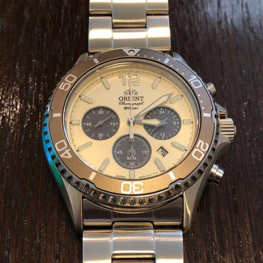 【オリエント・マコ】オンラインストア限定 クロノグラフ RN-TX0209G