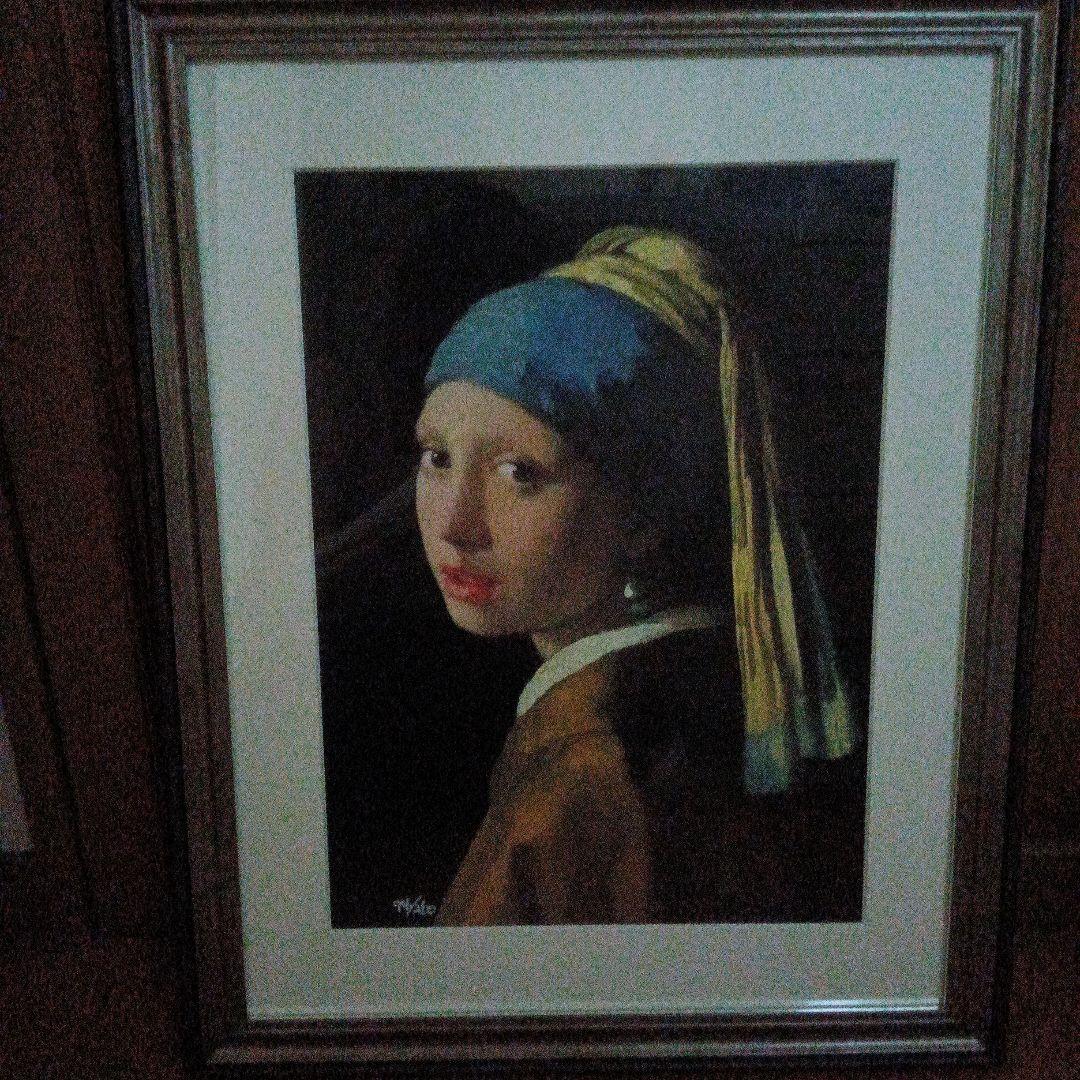 新品　フェルメール　真珠の耳飾りの少女　74／250