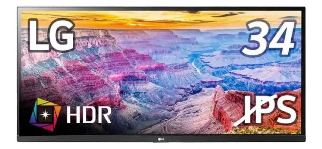 『LG』34インチ　21:9ウルトラワイドモニター