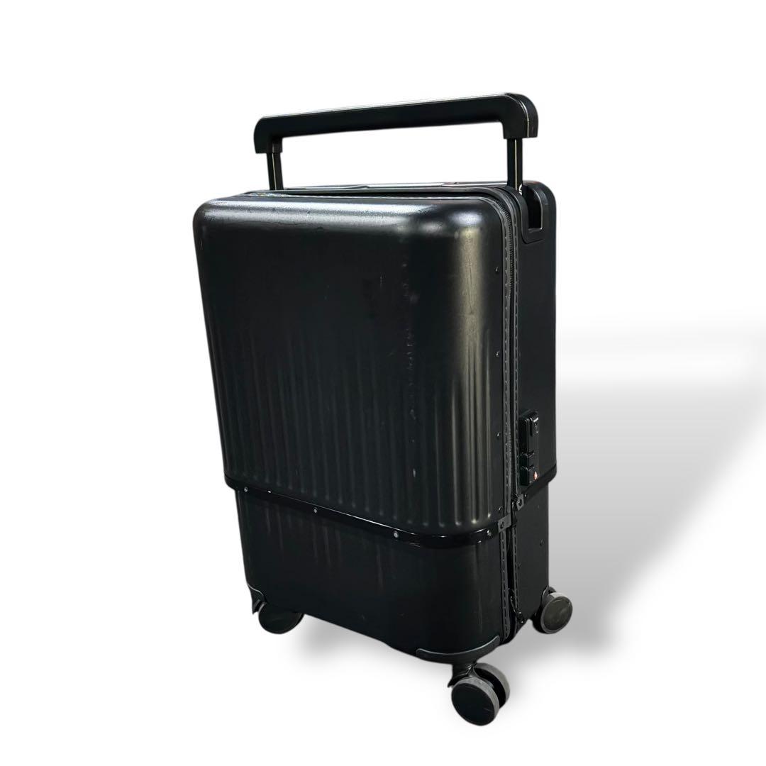 VELO 伸縮キャリーカート／容量調整可・4輪キャスター・ブラック