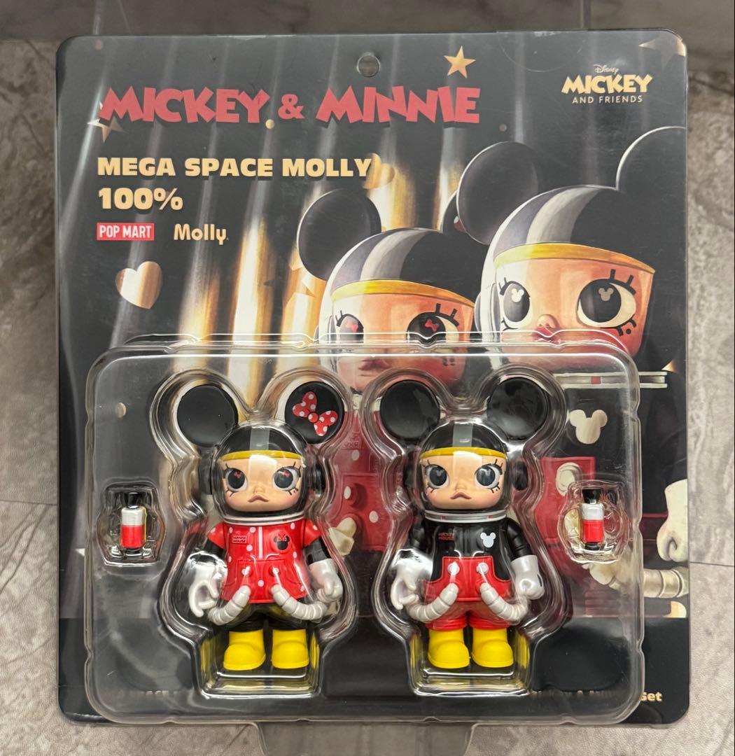 上海限定　MEGA SPACE MOLLY100％　Mickey＆MINNIE
