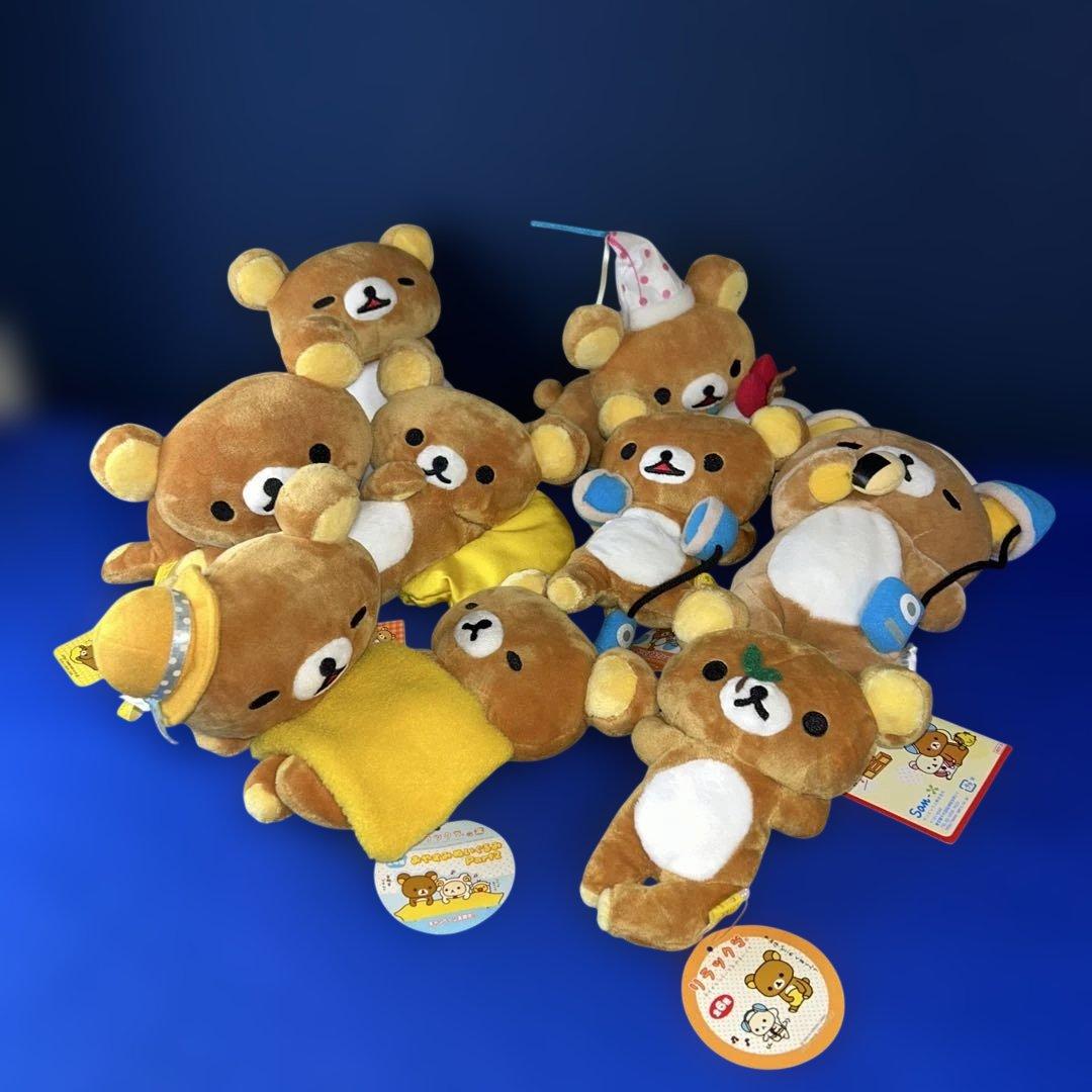 【希少】リラックマぬいぐるみ　ダラダラ・うつぶせ ・リラックス ・etc…