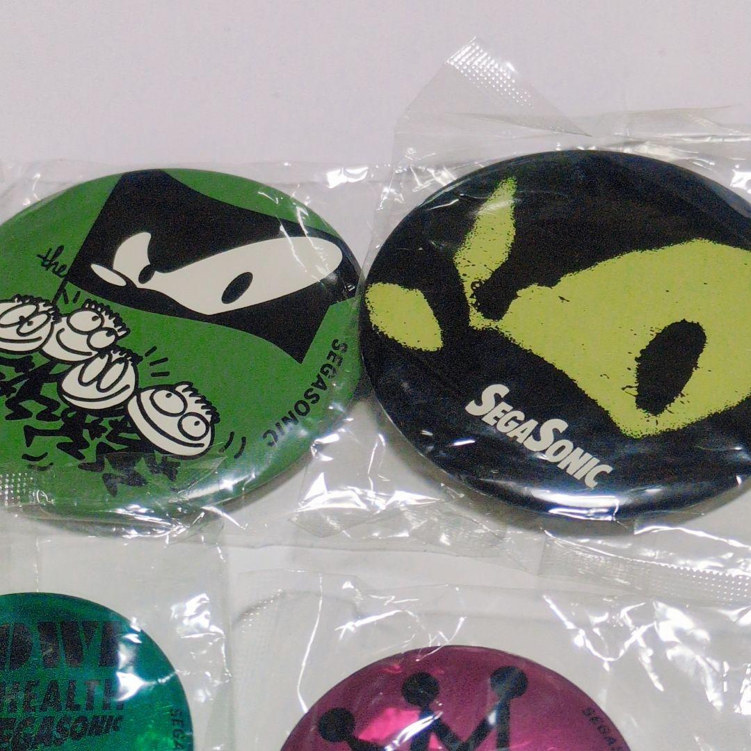 【新品】　ソニック　1990年代　レトロ　缶バッジ　キーホルダー　まとめ売り