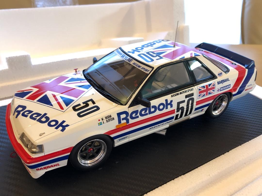 未使用 1/18 日産 スカイライン R31 GTS-R リーボック Gr.A