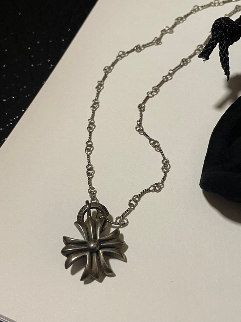 【販売終了品】氣志團 櫻十字 シルバーチャーム ネックレス