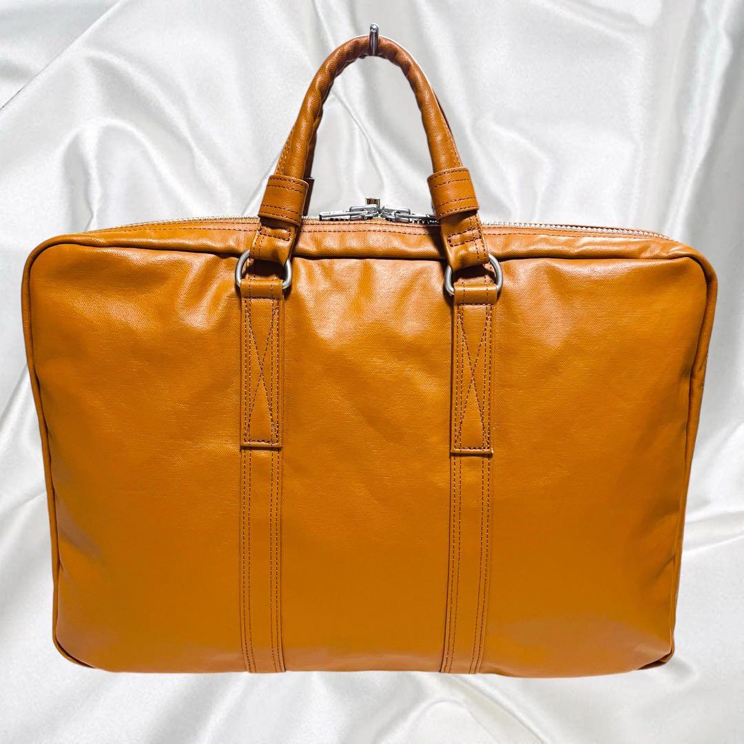 【PORTER】美品ポーター フリースタイル　ブリーフケース キャメル 撥水