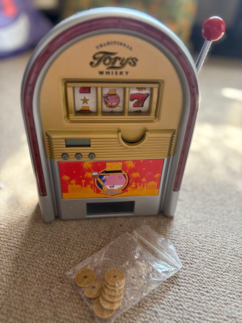 トリス　スロット　貯金箱　時計