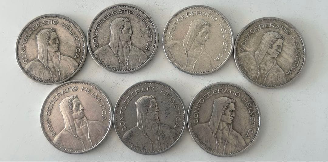 スイスフラン 37枚SET コレクション 外国　硬貨