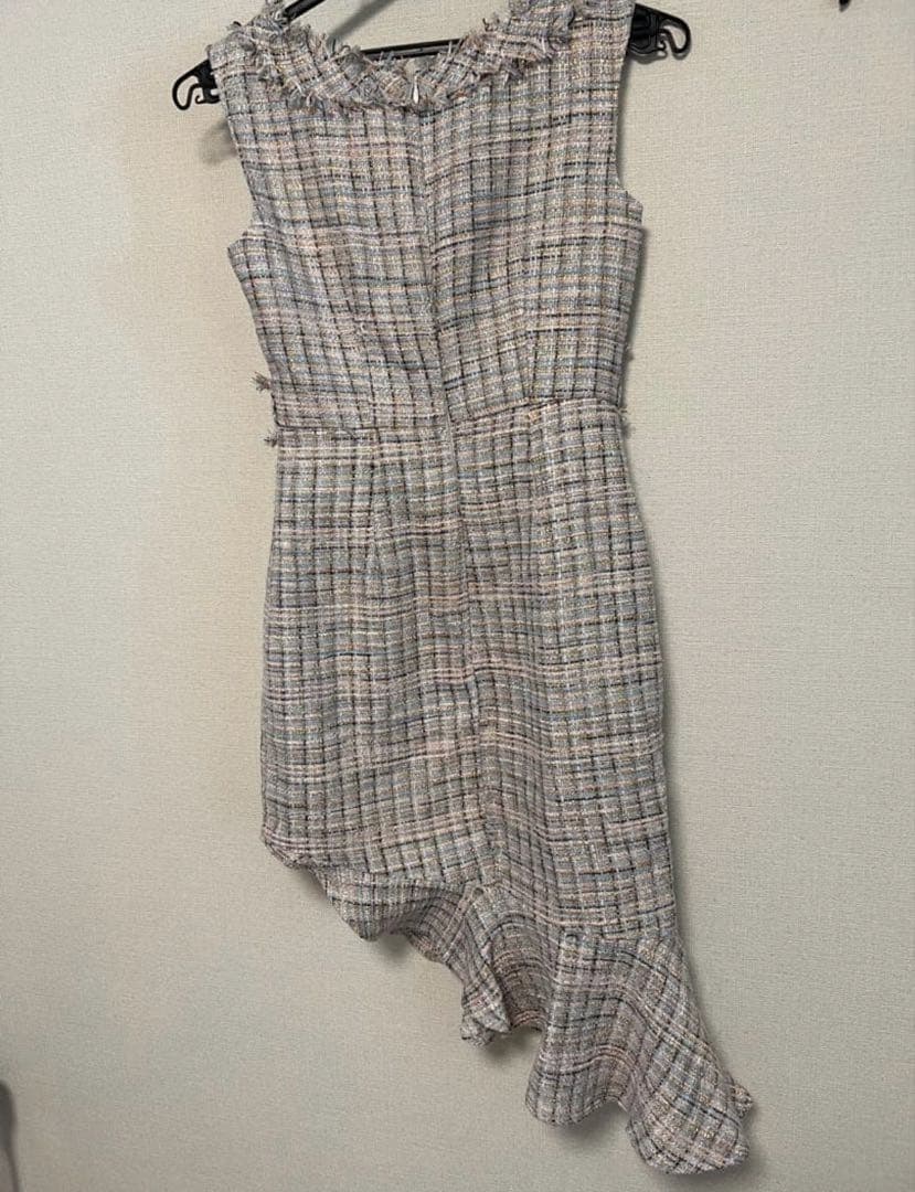 【送料無料】ローブドフルール ツイードドレス