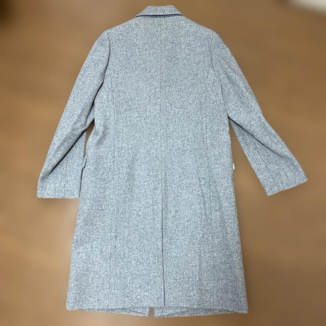 【新品】ADAM ET ROPE ウール100%チェスターコート グレー 36