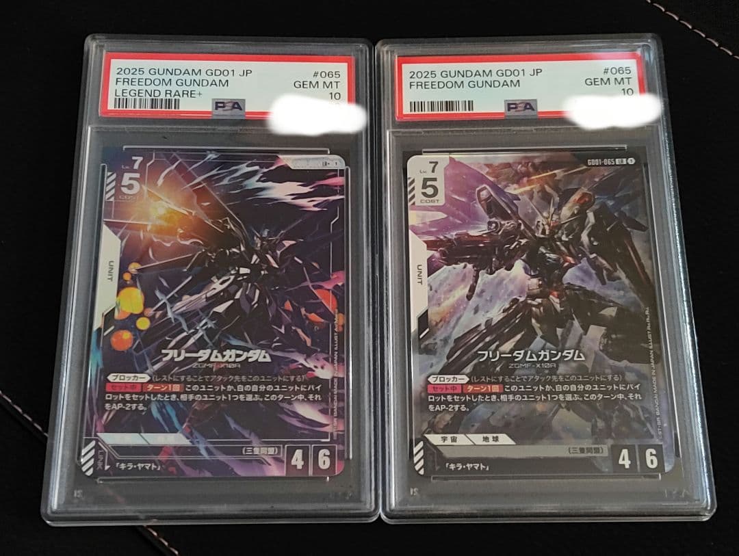【PSA10】フリーダムガンダム パラレル LR&LR+ 2枚セット