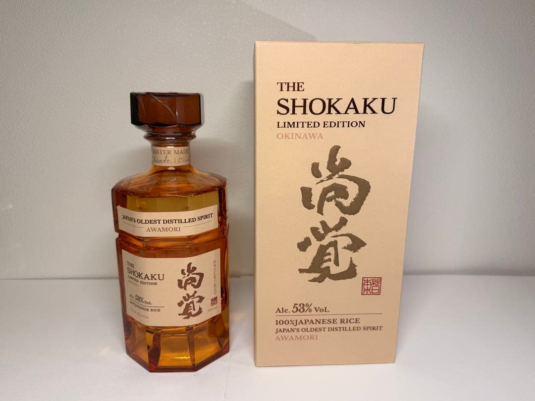 【尚覚】琉球泡盛　THE SHOKAKU 53% 新高級ブランド 国産 古酒