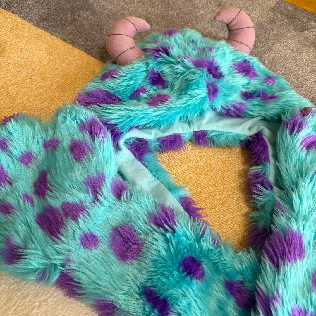 Disney モンスターズインク サリー　マフラーファンキャップ