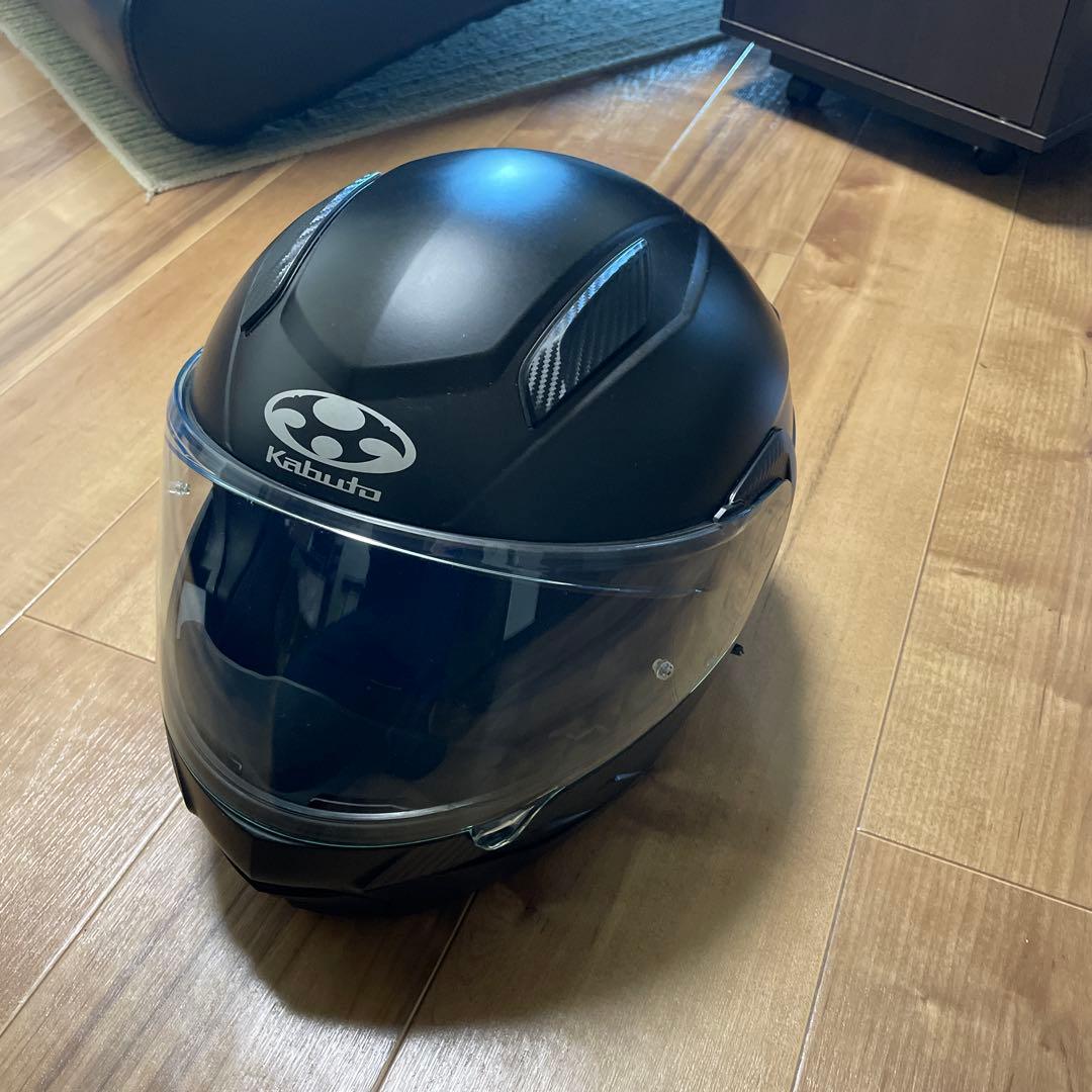 値下げ。Kabuto Ryuki システムヘルメット　マットブラック