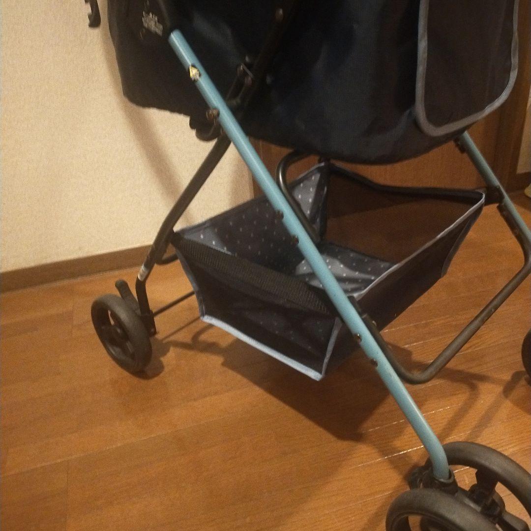 【良品】リッチェル ペットカート 紺 星　定価29,700(税込)エルフィ