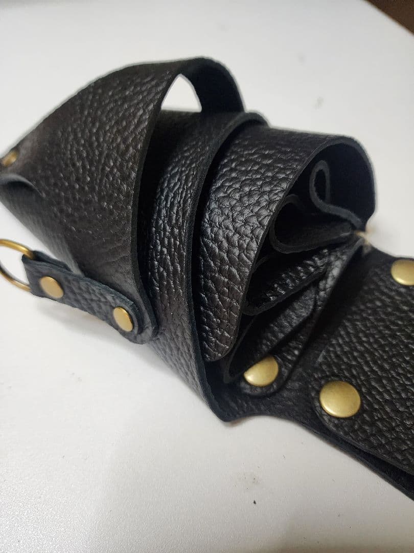 シザーケース本革 4丁タイプ 黒