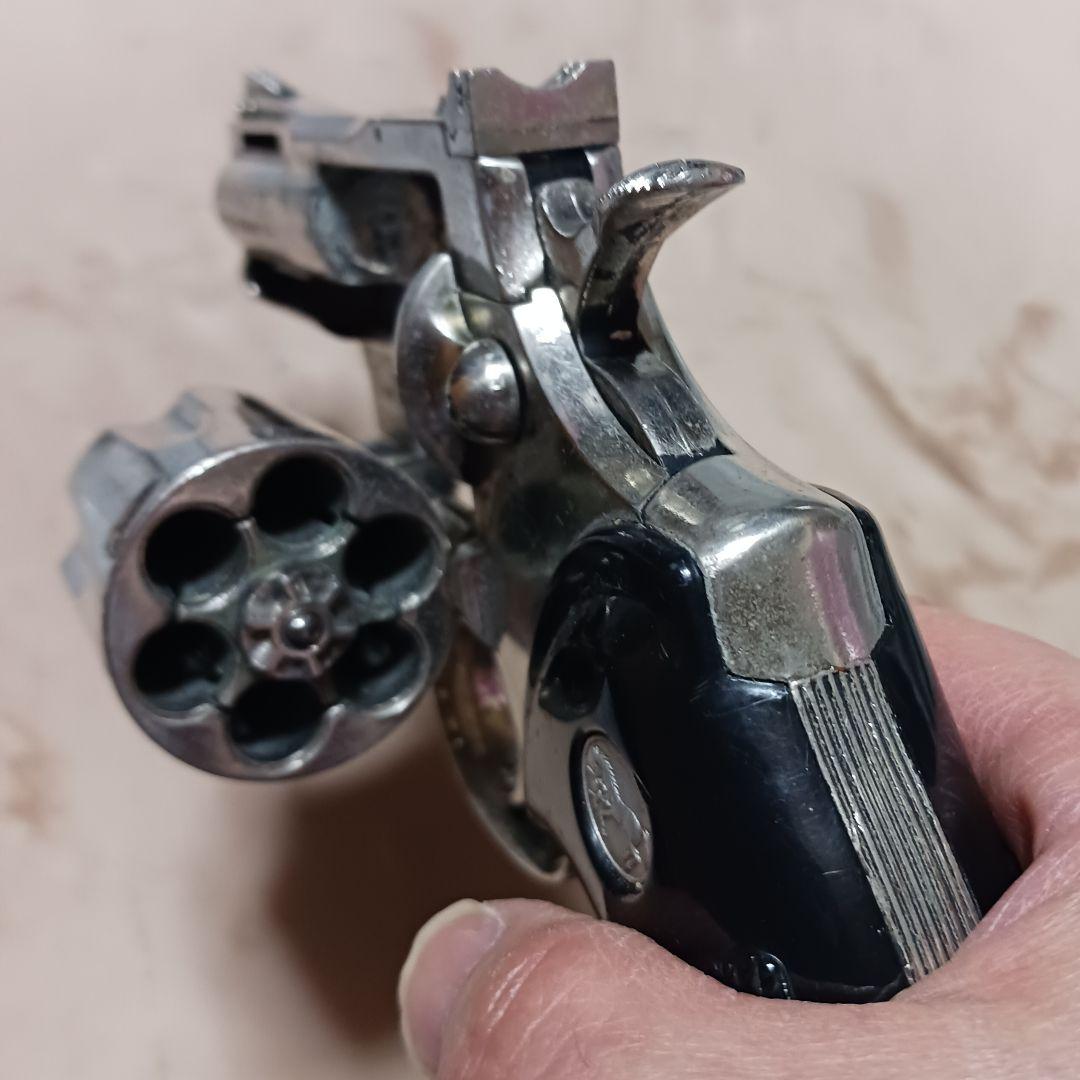 国際 金属製モデルガン　パイソン357(本体のみ)　SMGマーク有り 銃口閉塞