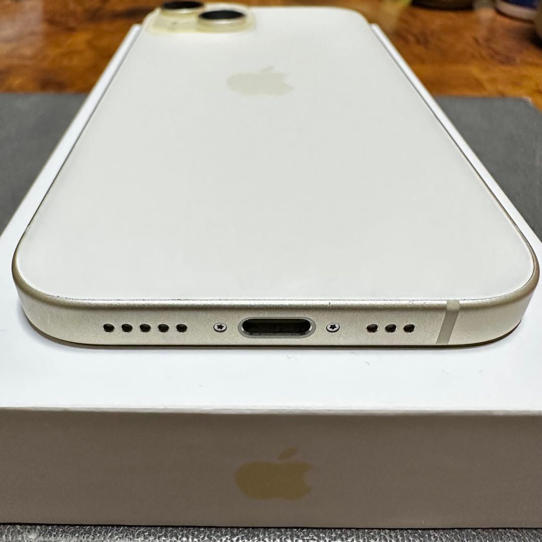 iPhone 15 256GB イエロー バッテリー残量100%