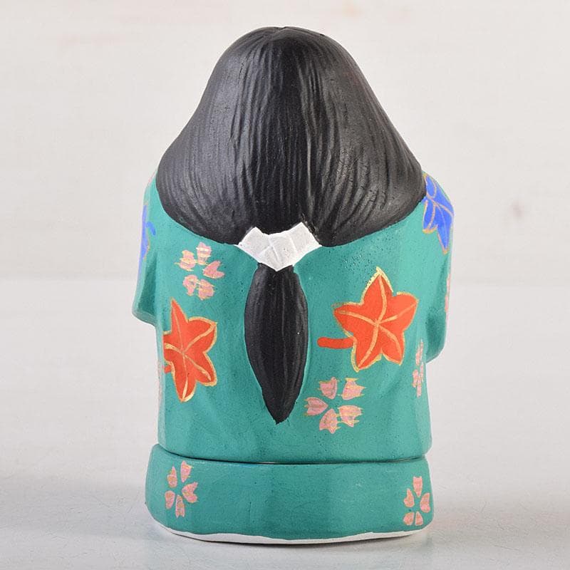 茶道具　京焼　北村雅耕作　お福　香合　共箱　V　8337