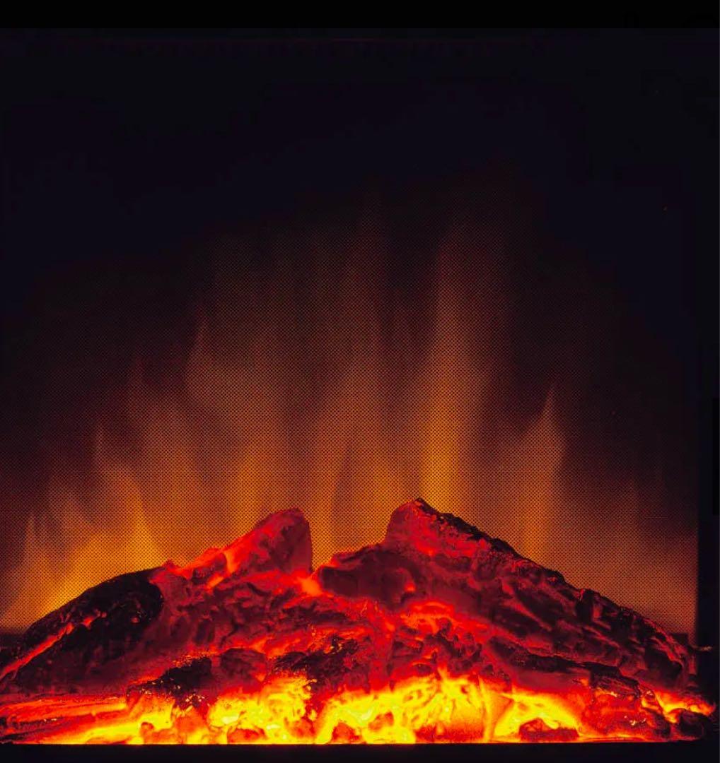 【美品】Dimplex/ディンプレックス 暖炉型ファンヒーター ベリーニII 白