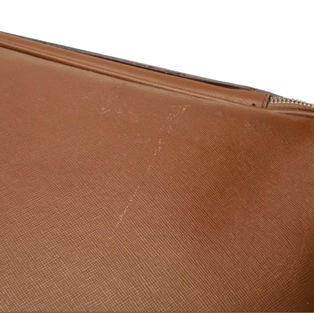 プラダPRADA 三角ロゴ　サフィアーノ　キャリーケース　ブラウン