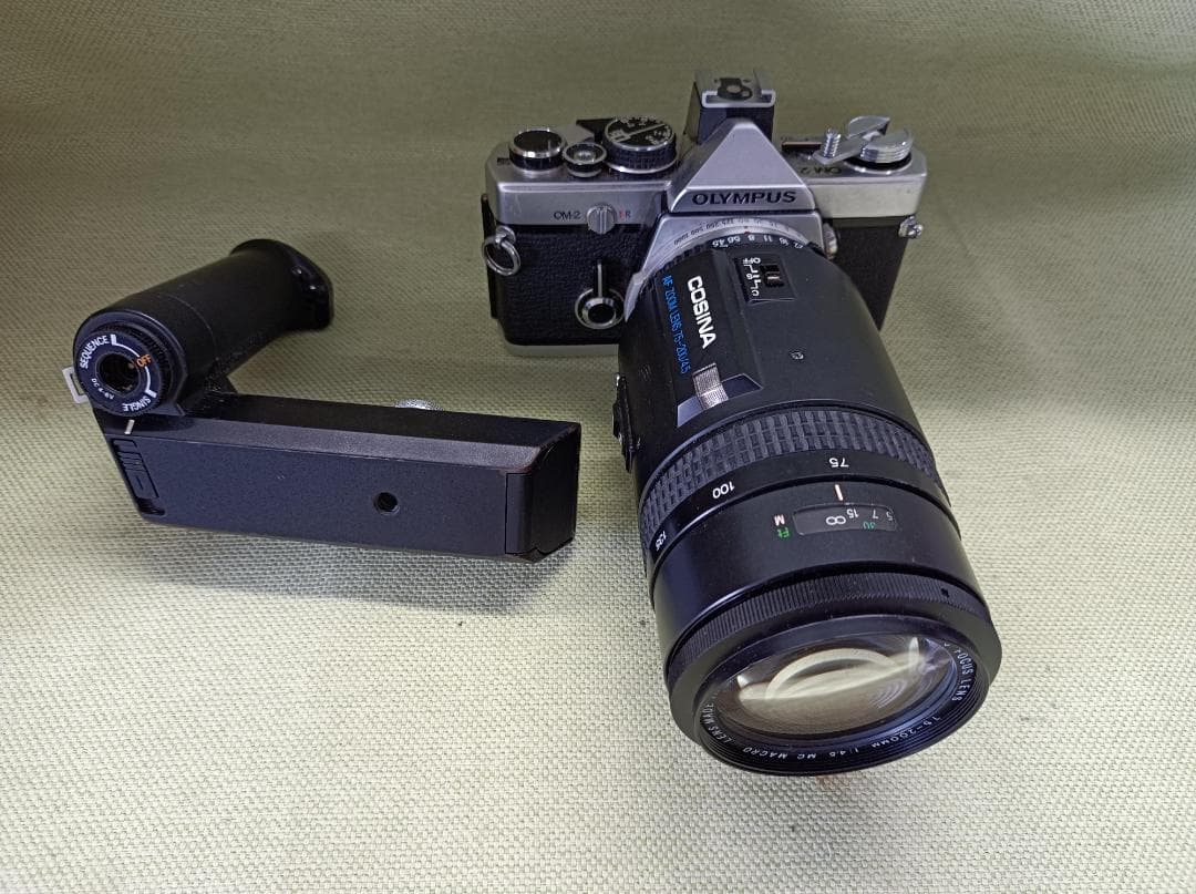 都《QKRTT》オリンパス　OM-2　一眼レフ　COSINA75-200MM