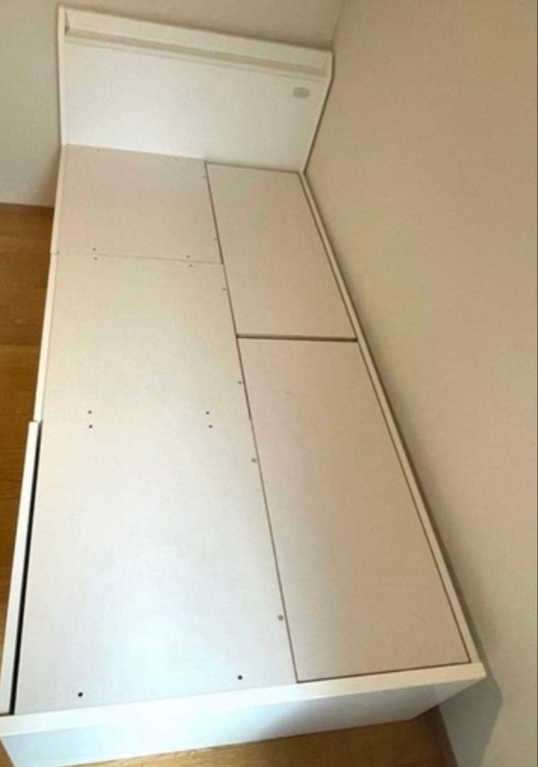 ニトリ　大容量収納　シングルベッドフレーム