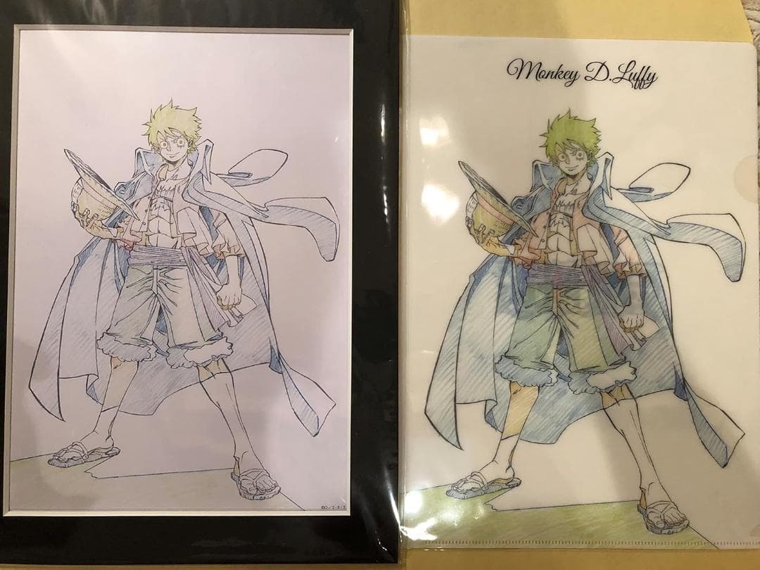 麦わらストア Art Collection ルフィ クリアファイル ワンピース