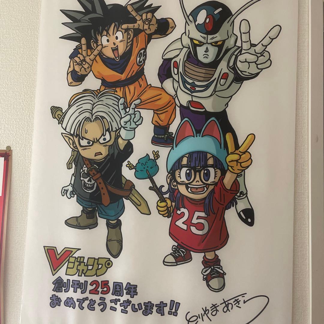 東京ゲームショウ2018Vジャンプ25周年記念　鳥山明先生　タペストリー