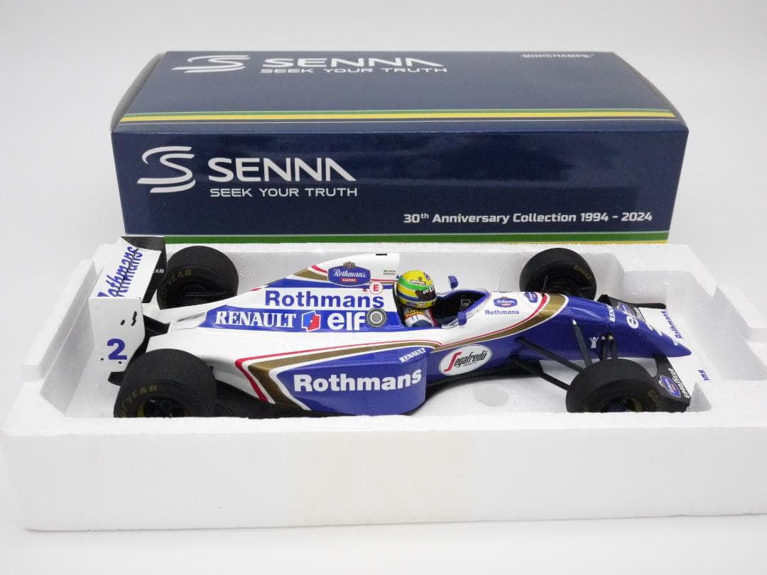 kuusプロフィ重要1/18 ウィリアムズ FW16 ウェザリング セナ