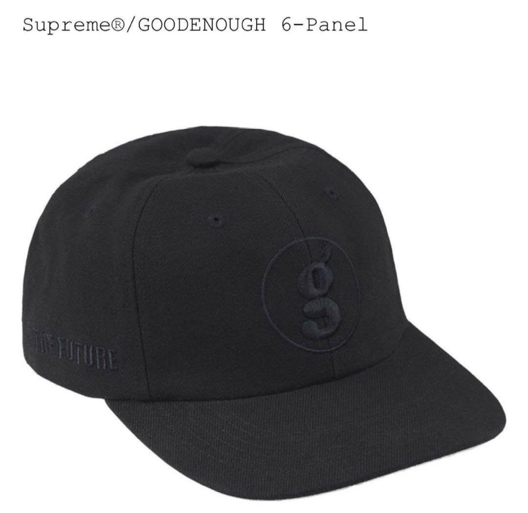 帽子 Supreme GOODENOUGH 6-Panel Black