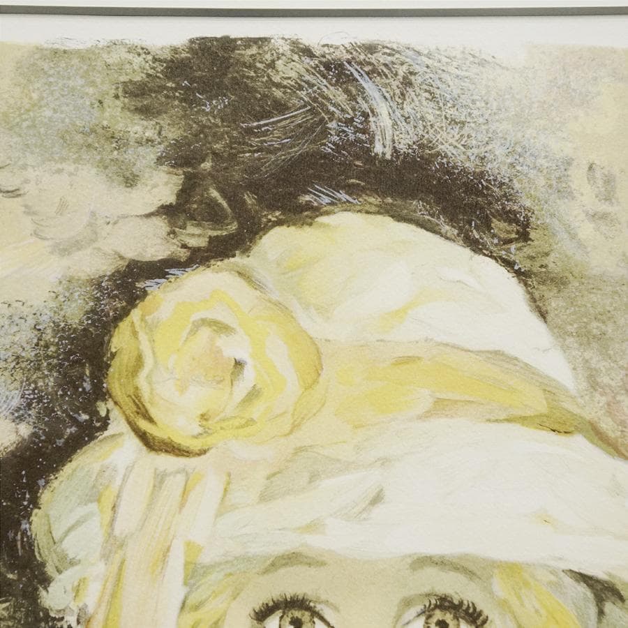 ベルナール・シャロワ『春の装い』53/175 大判 リトグラフ 絵画 美術 芸術