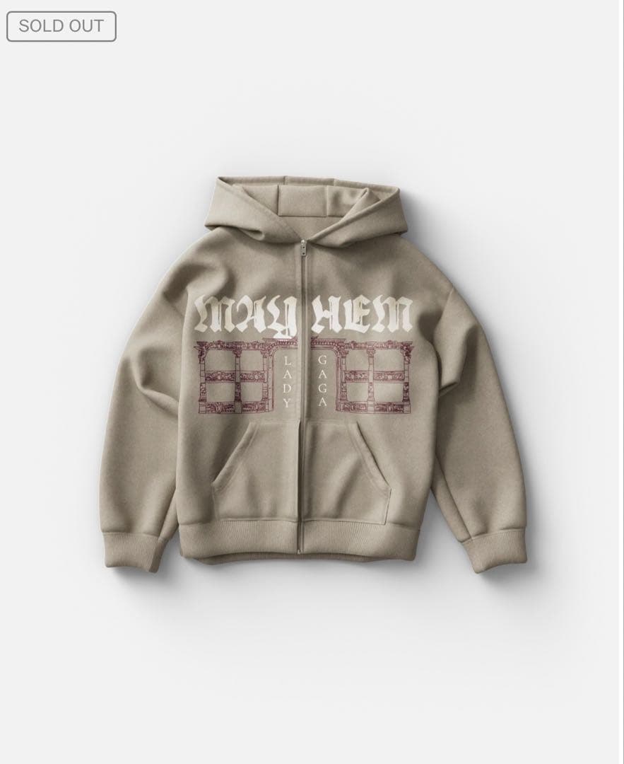 (新品)レディーガガ VIPGOLD 最前列 パーカー M〜最安値〜