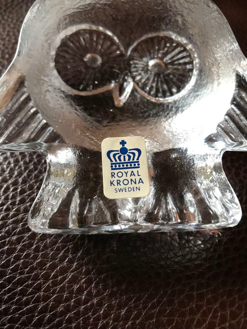 Lisa Larson リサラーソン ロイヤルクローナ　フクロウ　シール＆箱付き