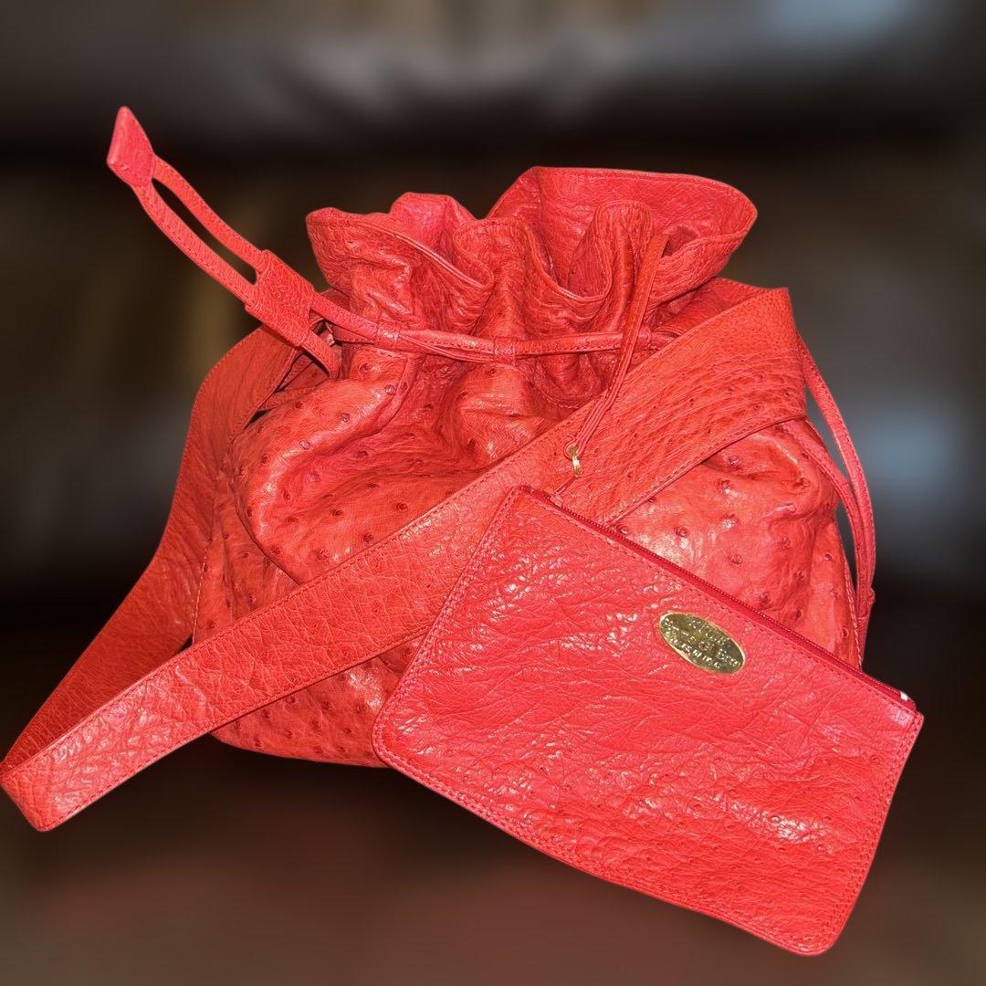 STILE EMME GI ERRE オーストリッチ　ハンドバッグ/イタリー