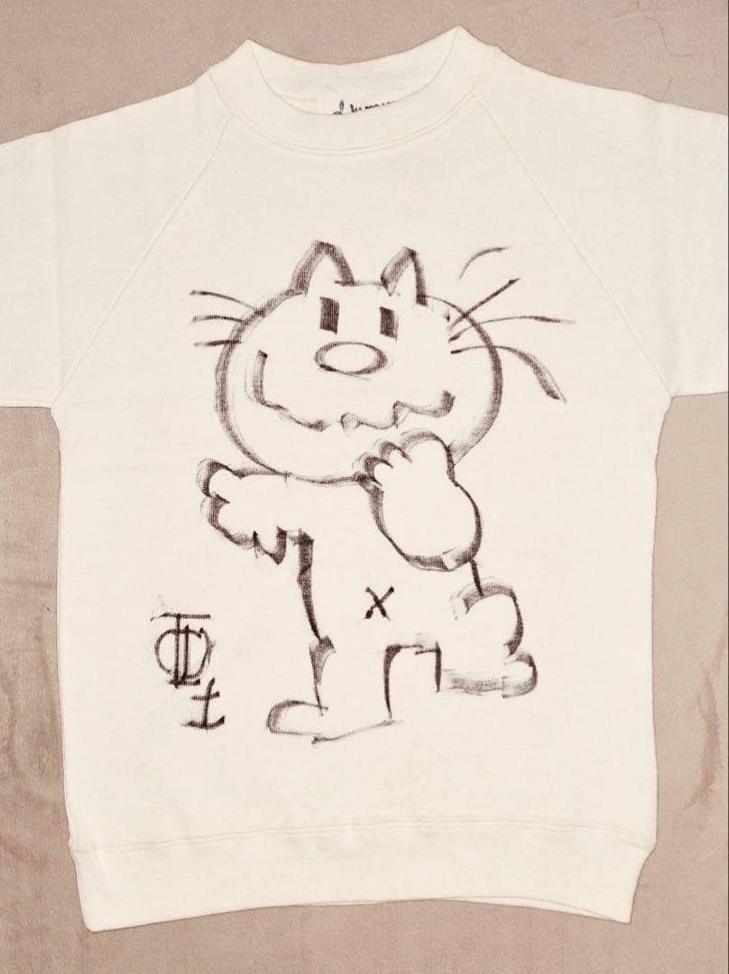 1964年水森亜土NHKまんが学校サイン直筆イラスト未来劇場みーたんトレーナー