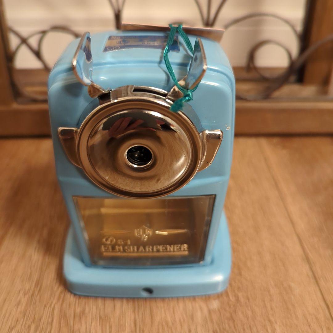 エルム⚪鉛筆削り⚪空色【新品●未使用品】【アンティーク】【希少】