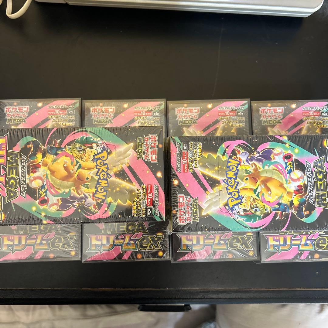 ポケモンカードゲーム MEGA ドリームEX 6boxシュリンク付き未開封